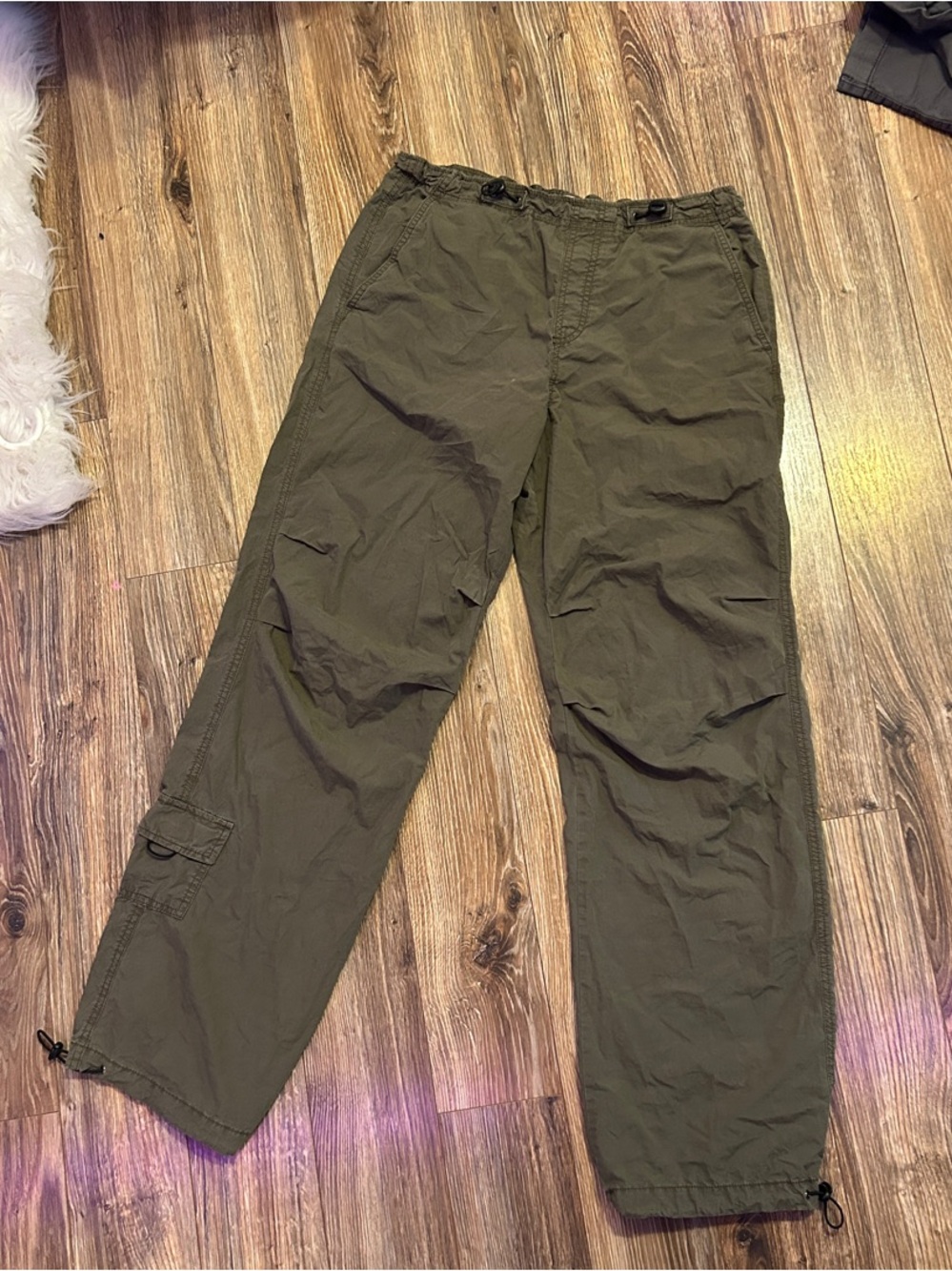 Garage Olive Cargo Pants